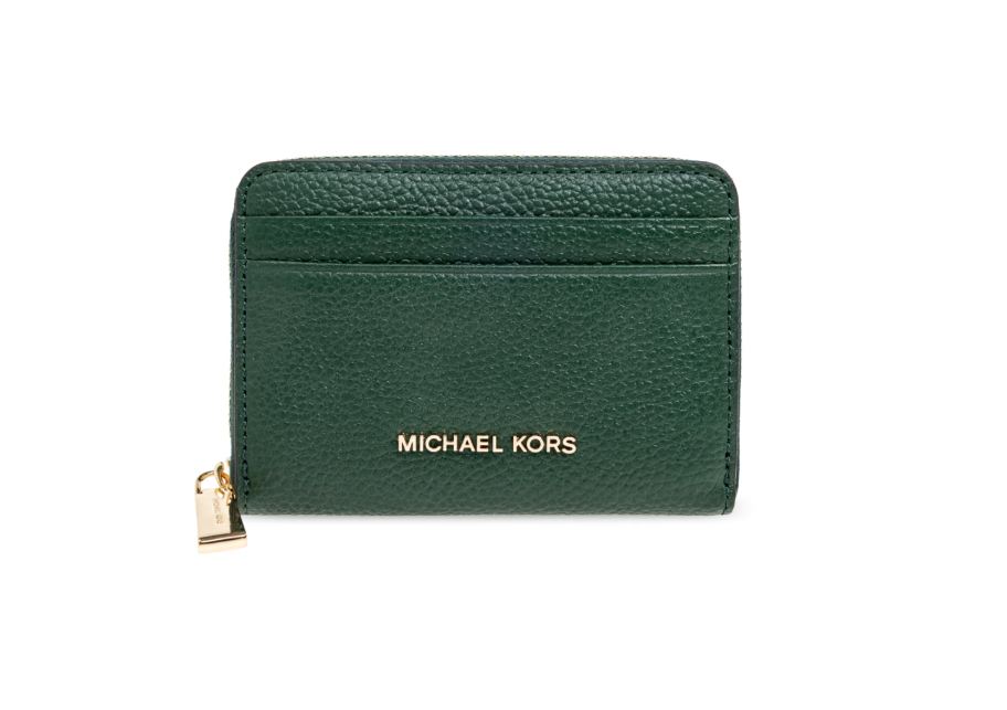 Cartera Michael Kors pequeña con logo verde hiedra